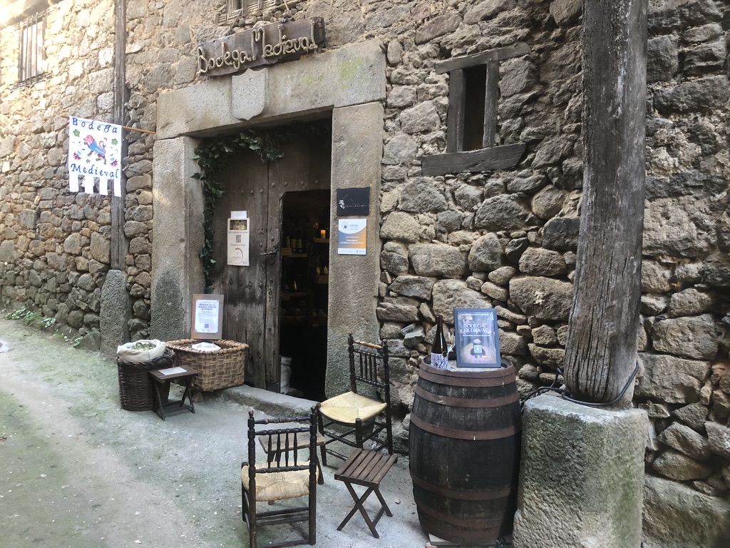 Interior of the 16th-century underground cellar, La Bodega Medieval.