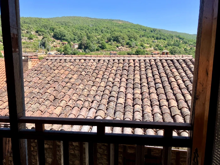 Vistas desde el balcón hacia la Sierra de Francia, Casa Rural Los Nietos de Pura