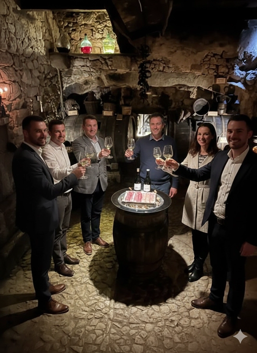 Brindis en la Bodega Medieval